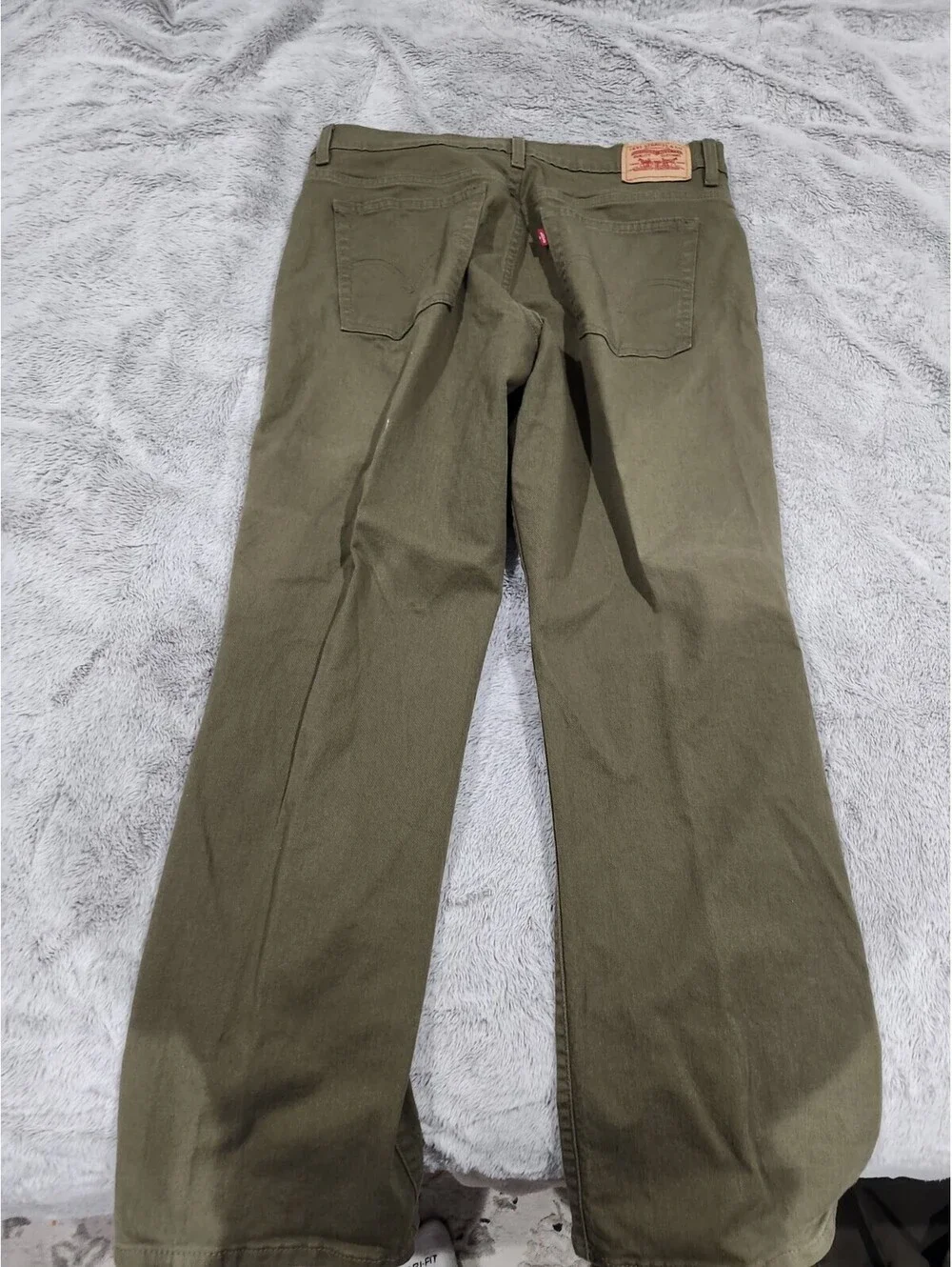 Vintage Y2K Levi's 550 Relaxed Boot Cut jeans 16M Green